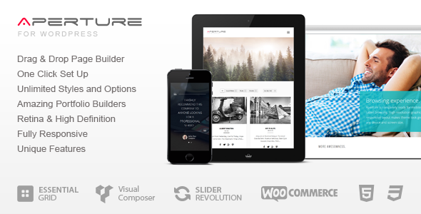 Aperture - Full Featured WordPress Theme
 TFx