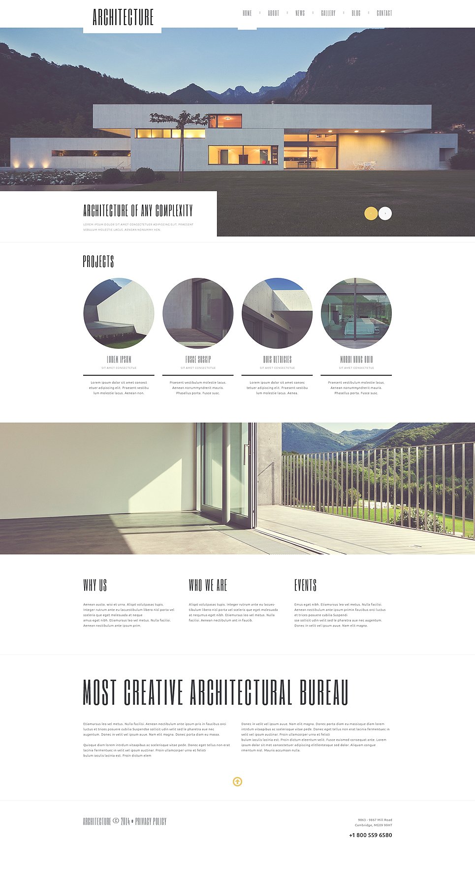 Architecture Guru WordPress Theme TMT