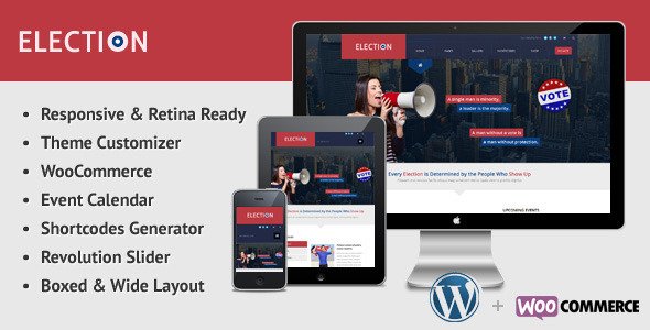 Election - Political WordPress Theme
 TFx