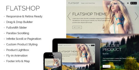 Flatshop - Parallax WooCommerce Theme
 TFx