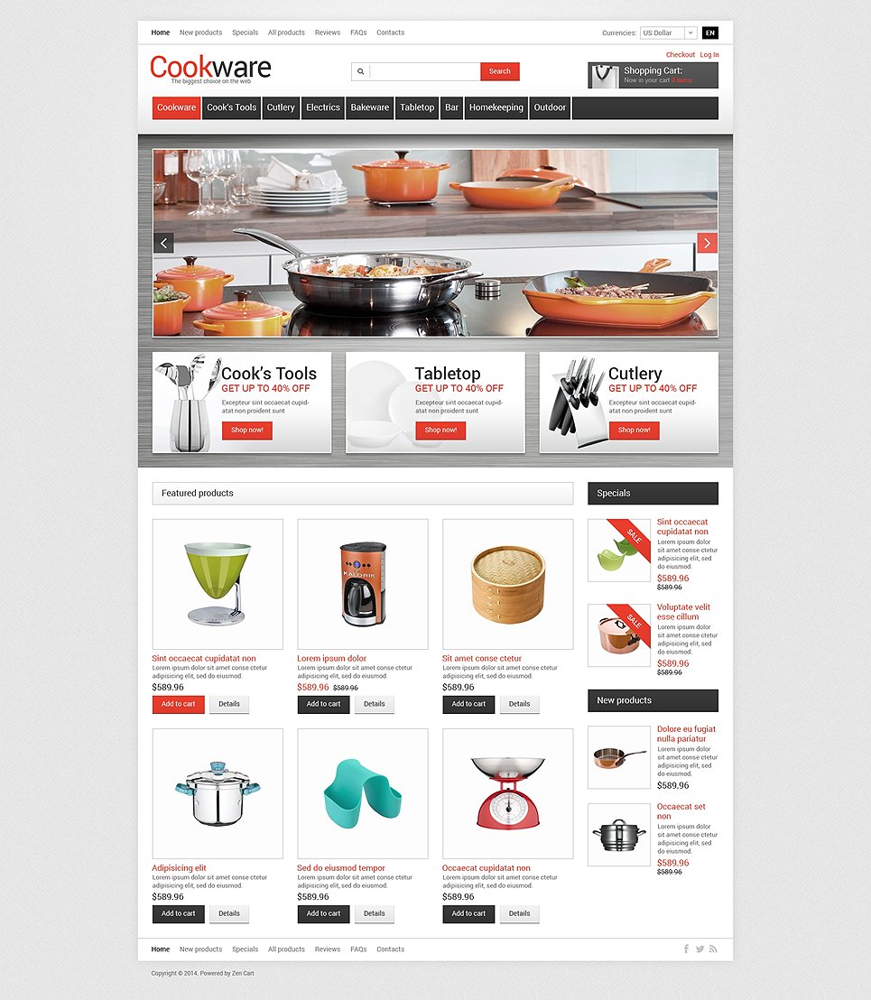 Housewares ZenCart Template TMT