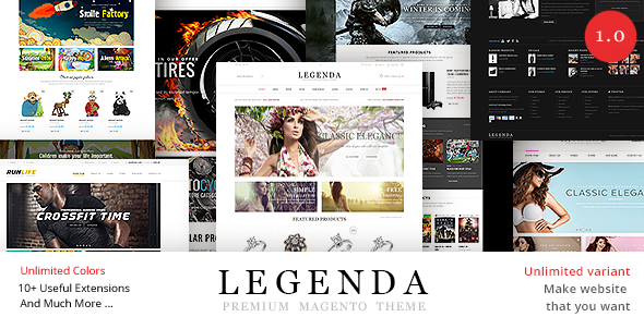 Legenda - Fluid Responsive Magento Theme
 TFx