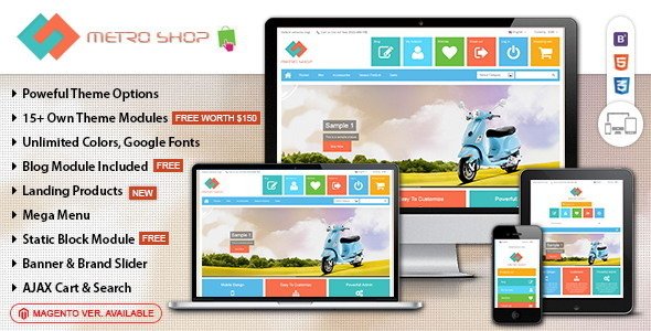 Metroshop - Responsive Prestashop Theme
 TFx