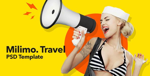 Milimo Travel - Onepage PSD Template
 TFx