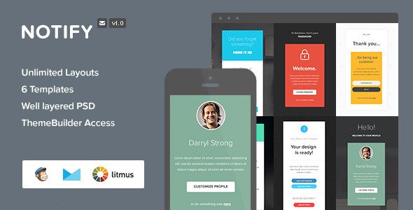 Notify - Notification Email + Themebuilder Access
 TFx