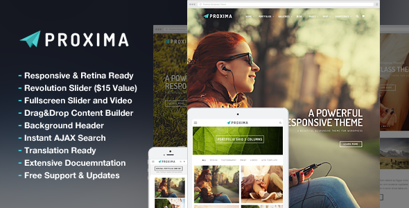 Proxima Responsive Business Multi-Purpose Theme
 TFx