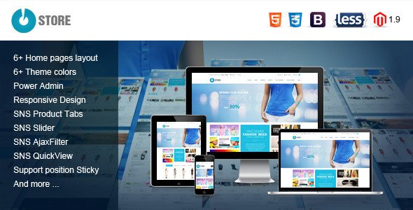 SNS Ostore - Responsive Multipurpose Magento Theme
 TFx