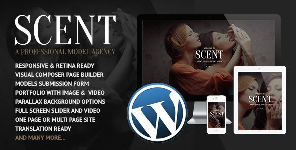 Scent - Model Agency Wordpress Theme
 TFx