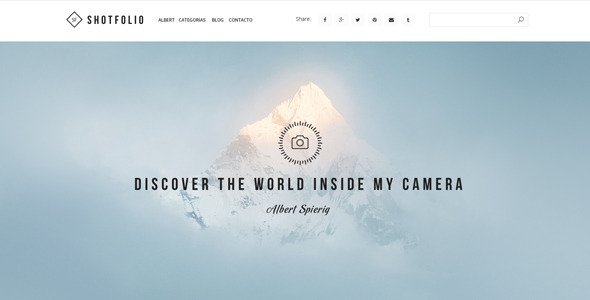 Shotfolio Theme
 TFx PSDTemplates