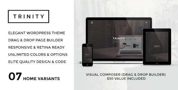 TRINITY - WordPress Responsive One Page Parallax
 TFx