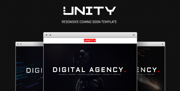 Unity - Responsive Coming Soon Template
 TFx