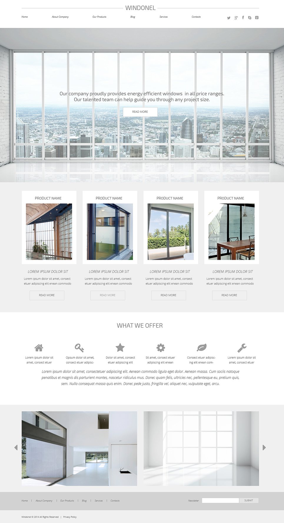 Window Responsive WordPress Theme TMT