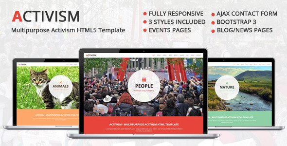 Activism - Multipurpose Activism HTML5 Template
 TFx