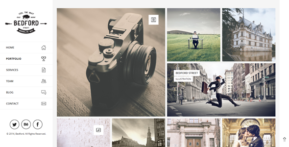 Bedford – Responsive Portfolio WordPress Theme
 TFx
