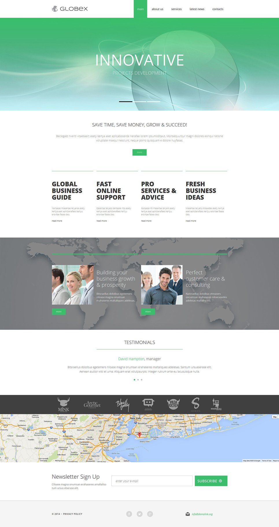 Business Consulting Firms Joomla Template TMT