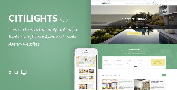 Citilights - Real Estate PSD Template
 TFx
