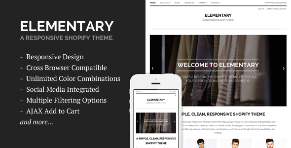 Elementary - A Responsive Shopify Theme
 TFx