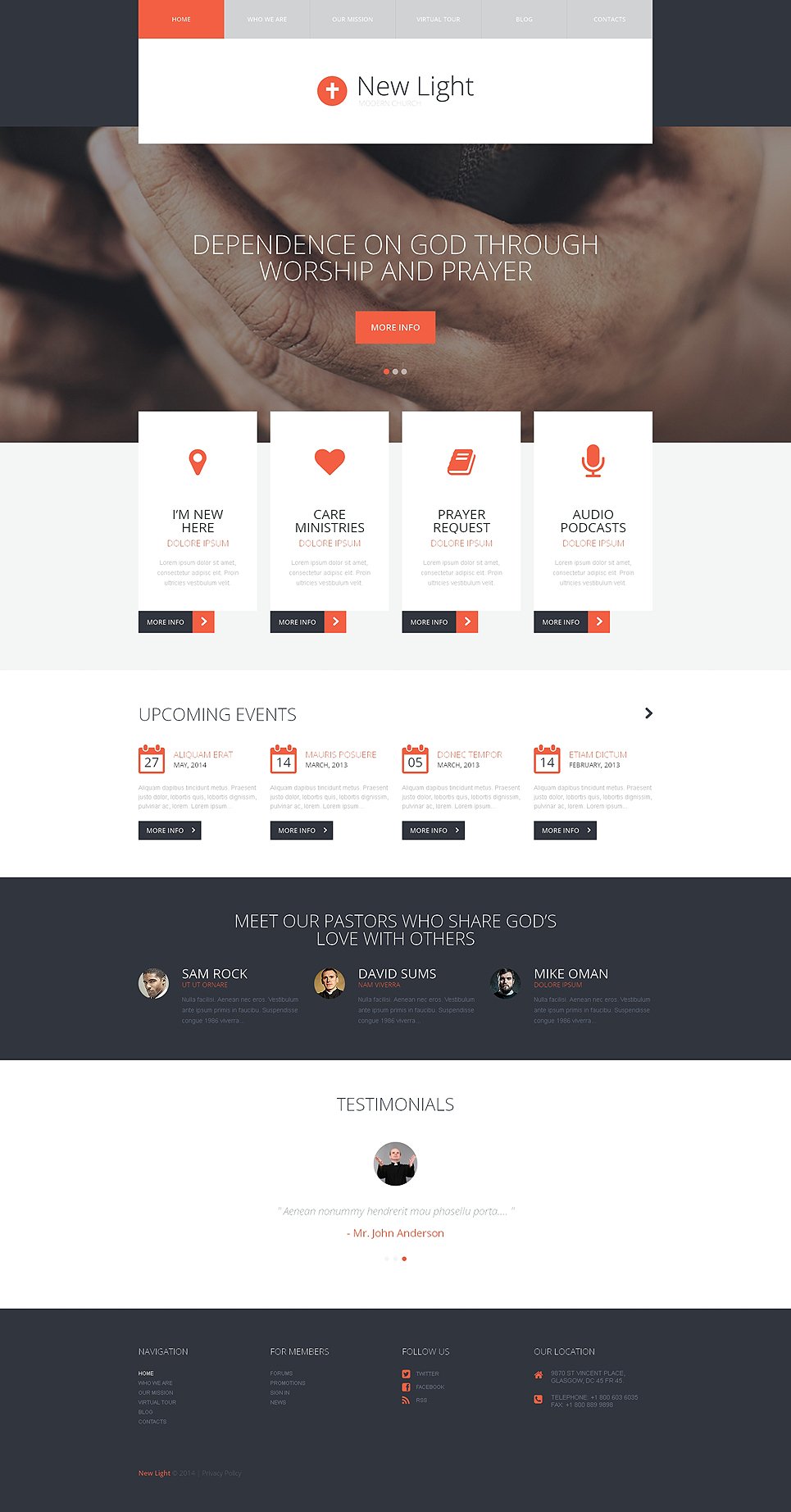Enlightenment Faith WordPress Theme TMT