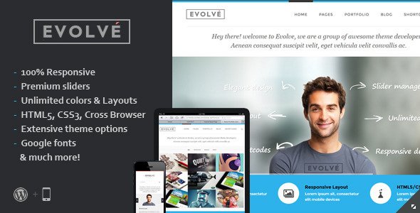 Evolve | Responsive Multi-Purpose Theme
 TFx