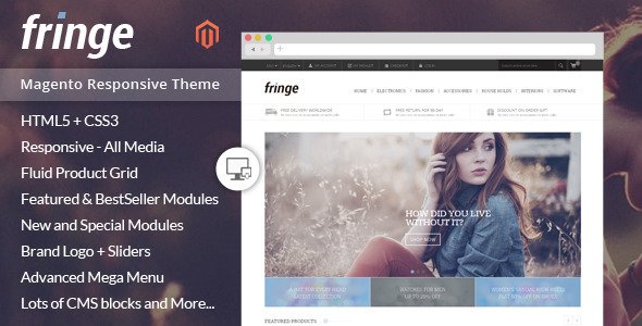 Fringe - Magento Responsive Theme
 TFx