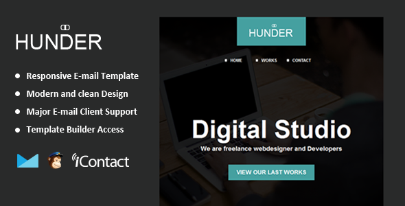 Hunder - Responsive Email + Themebuilder Access 
 TFx