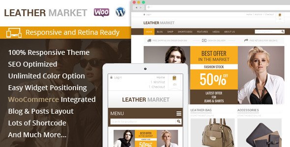 Leather Market - WooCommerce Responsive Theme
 TFx