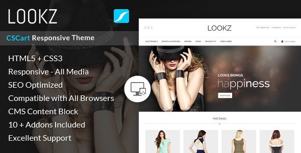 Lookz - CS-Cart Responsive Theme
 TFx
