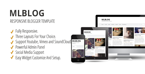 MLBLOG - Responsive Blogger Template
 TFx