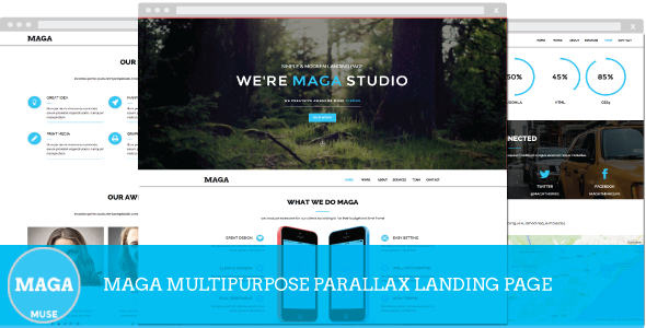Maga Multipurpose Parallax Landing Page
 TFx