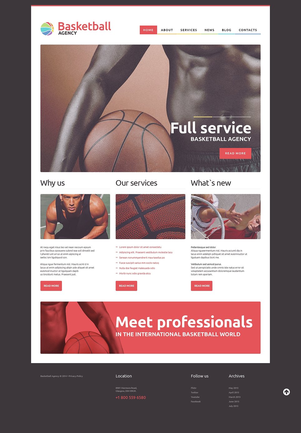 NBA Mentor WordPress Theme TMT
