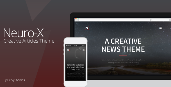 Neuro-x | Blogging Minimal Theme
 TFx WordPress