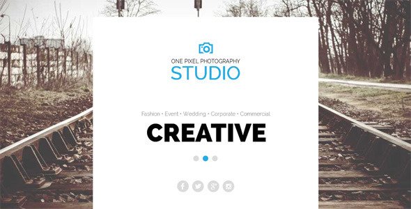 One Pixel Photographer Template
 TFx