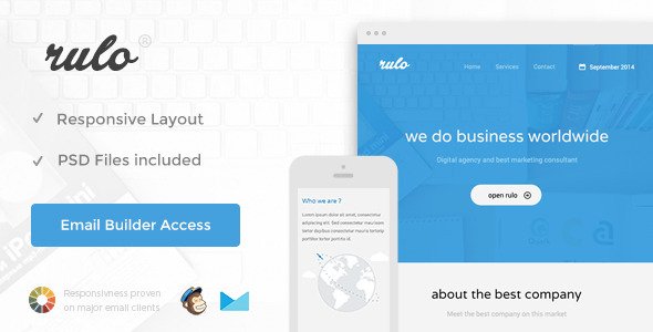 Rulo - Responsive Email + Themebuilder Access
 TFx