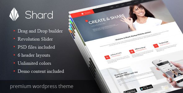 Shard - Multipurpose Business Parallax WP Theme
 TFx