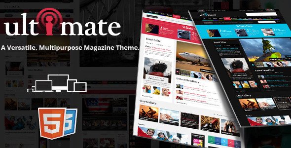 Ultimate Magazine Responsive HTML Template
 TFx