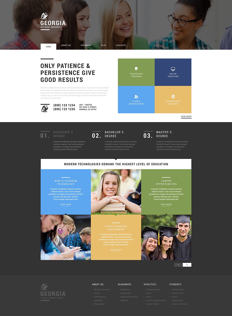 Web Promotion of Universities WordPress Theme TMT