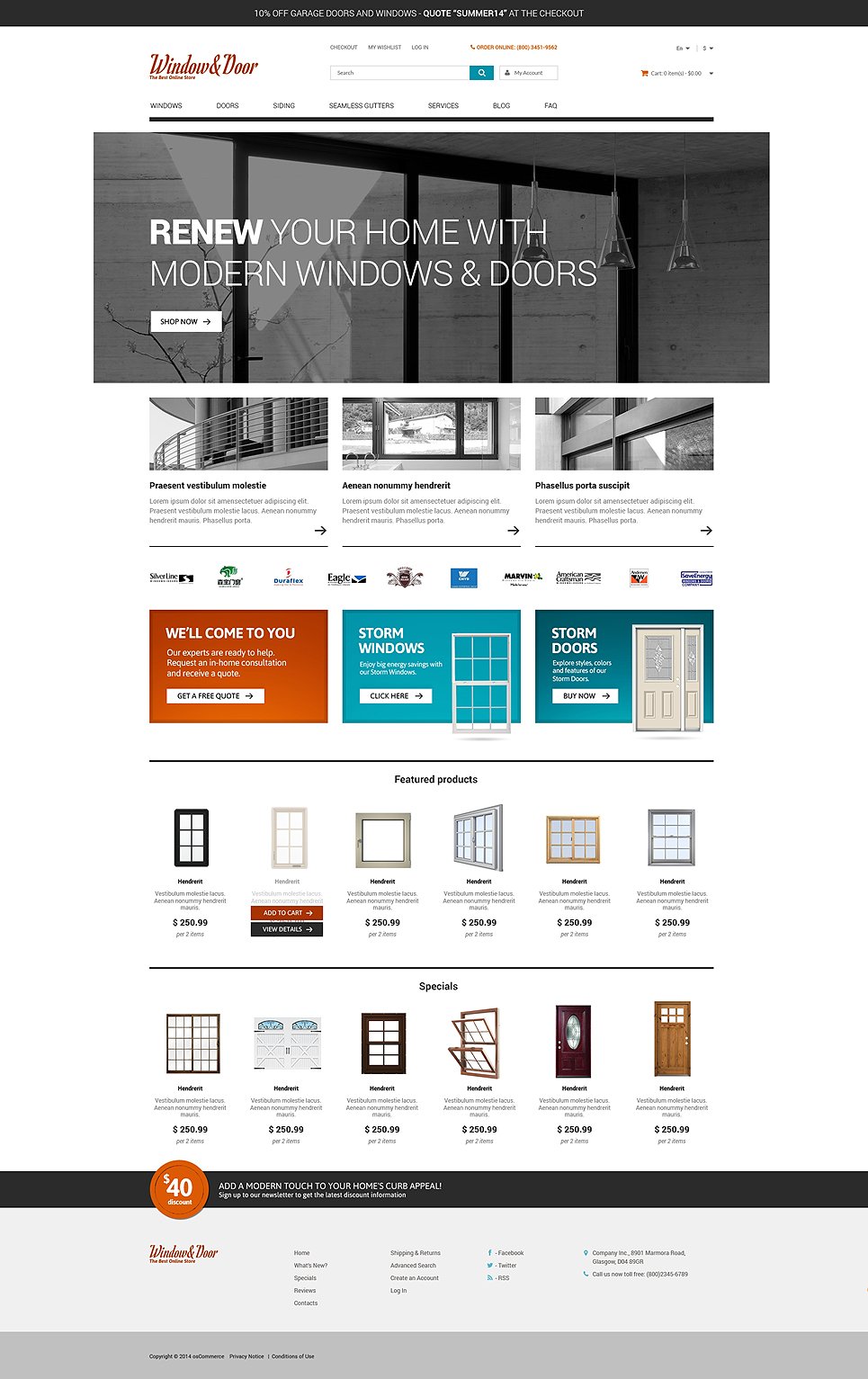 Window OsCommerce Template TMT