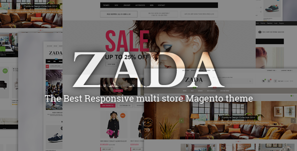 ZADA - Ultimate Responsive Magento Theme
 TFx