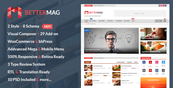BetterMag - Magazine, Review, Shop WordPress Theme
 TFx
