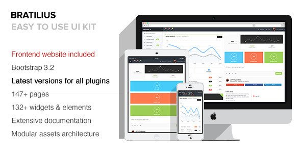 Bratilius - Bootstrap Responsive Admin UI
 TFx