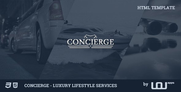 Concierge - Luxury Lifestyle Services HTML
 TFx