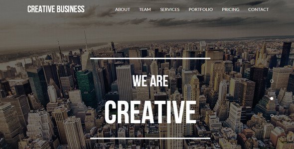 Creative Business - One Page Parallax Template
 TFx