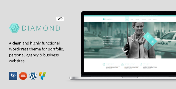 Diamond - Responsive Business WordPress Theme
 TFx