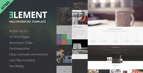 ELEMENT - Multipurpose HTML5 Template
 TFx