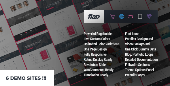 FLAP - Business WordPress Theme
 TFx WordPress