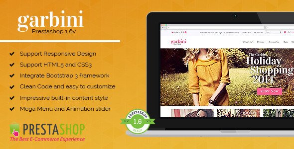 Garbini - Stylish Prestashop Theme
 TFx