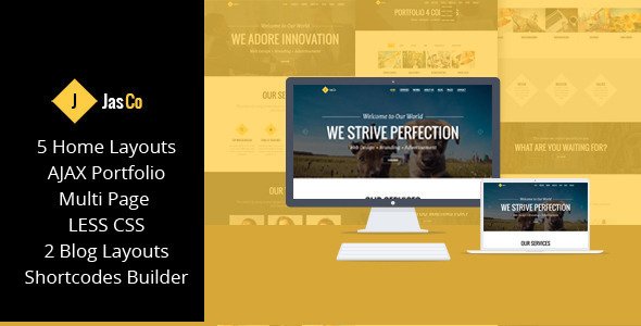 JASCO - Creative Multi-purpose WordPress Theme
 TFx