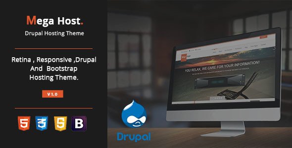 MegaHost - Responsive Hosting - Drupal 7 Theme
 TFx