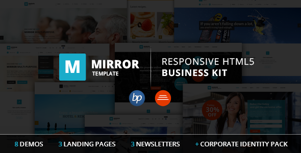 Mirror - Responsive HTML5 Business Kit
 TFx