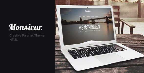 Monsieur - Responsive Multipurpose HTML Template
 TFx